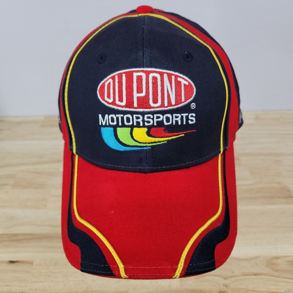 Vintage Jeff Gordon Chase Authentics Driver Line Strapback Hat Dupont Motorsport